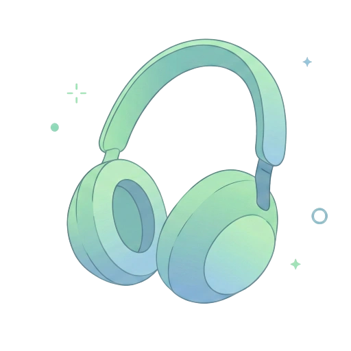 Headphones illustration